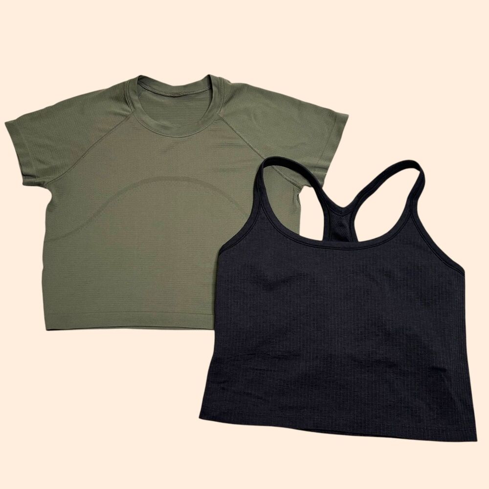 Lululemon Cropped Top Set